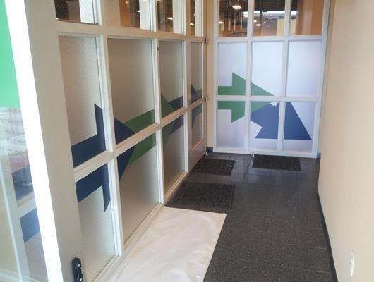 directional wayfinding film