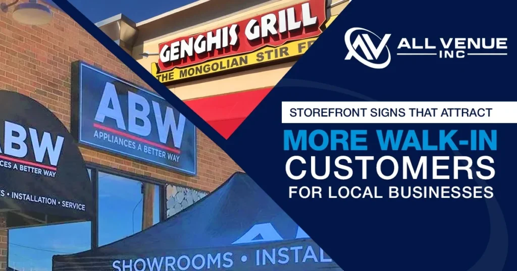 Front-of-Store Signs That Attract More Walk-In Customers for Local Businesses
