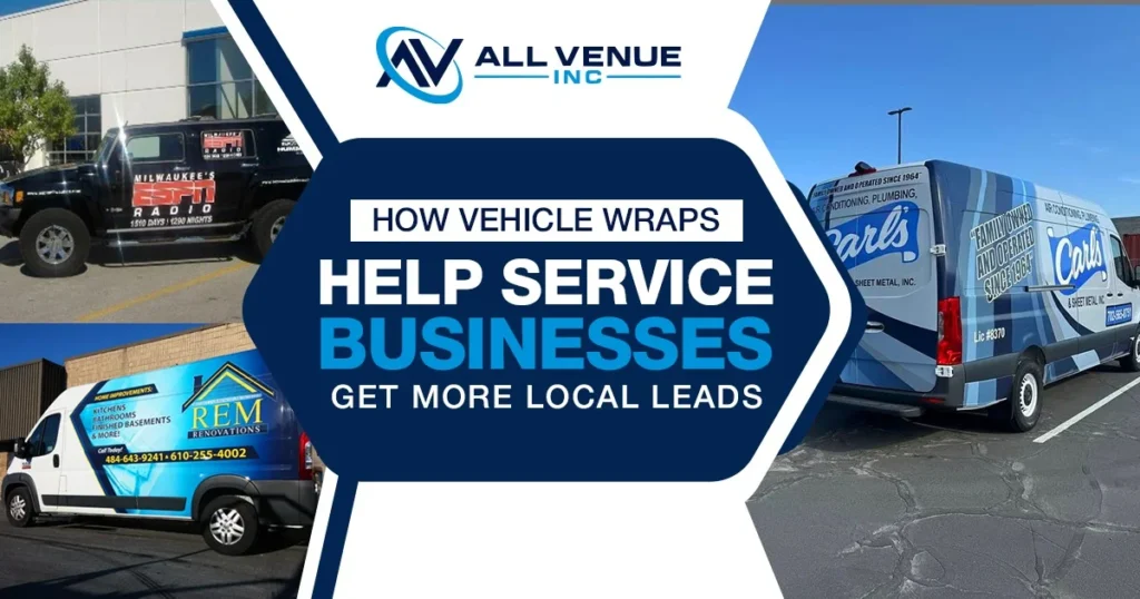 Vehicle wraps for service businesses